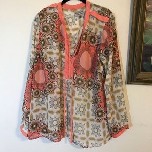Boho Sheer Blouse